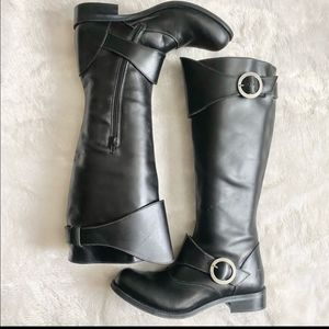 JOHN Fluevog Heidi Tall Equestrian Leather Boots